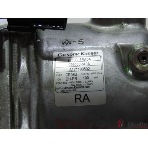 Compressor Ar Nissan Kicks 1.6 16v 2018