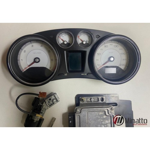 Kit Code Modulo Injeção Peugeot 408 2.0 2012 Aut