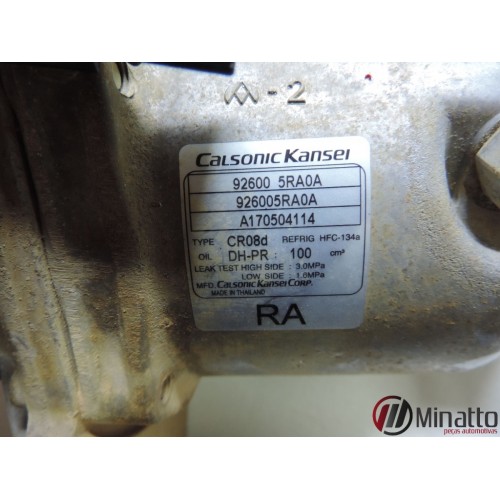 Compressor Ar Condicionado Nissan Kicks 1.6 2018 #2