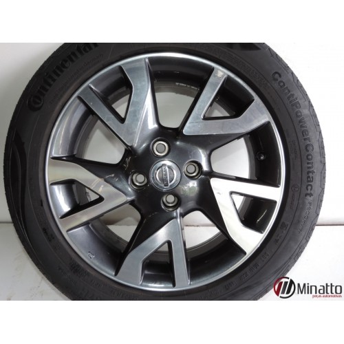 Roda Com Pneu 195/55/r16 Continental Nissan Versa 1.6 2017