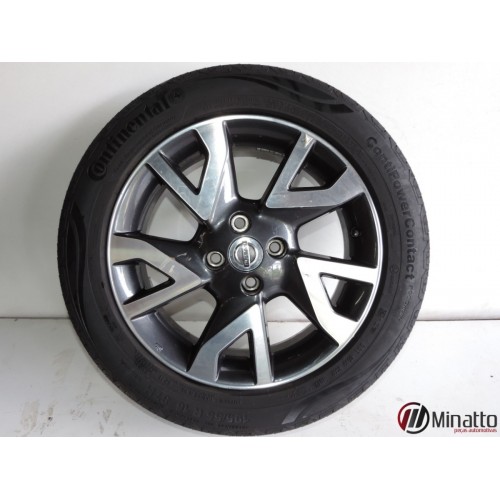 Roda Com Pneu 195/55/r16 Continental Nis...